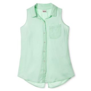 Mossimo Supply Co. Juniors Sleeveless Shirt   Green XXL(19)