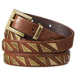 MOSSIMO SUPPLY CO. Brown Belt Triangle Stud Belt   S
