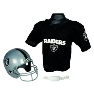 Franklin Sports NFL Raiders Helmet/Jersey set  OSFM ages 5 9