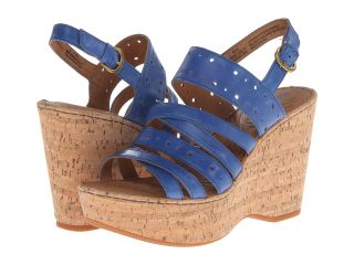 Born Marlys ) Womens Wedge Shoes (Blue)