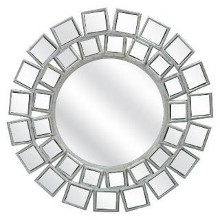 Round Mirror Threshold Round Tiled Mirror