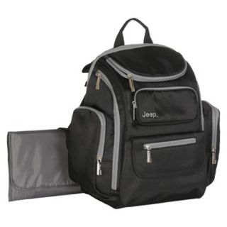 Organizer Easy Access Back Pack Diaper Bag   Black by Jeep
