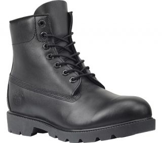 Mens Timberland 6 Basic Waterproof Boot   Black Smooth Leather Boots