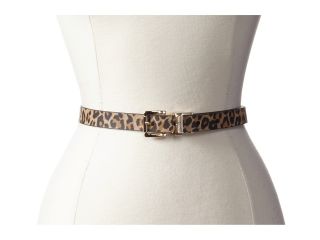 MICHAEL Michael Kors 20MM Reversible Belt with Leopard Print Womens Belts (Animal Print)