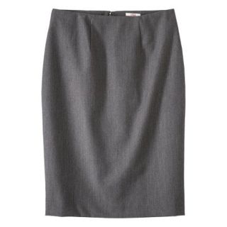 Merona Womens Twill Pencil Skirt   Heather Gray   10