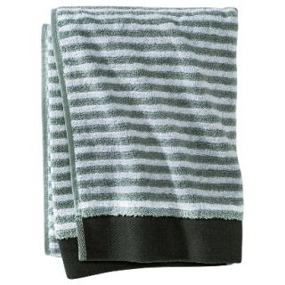 Nate Berkus Pinstripe Bath Towel   Gray Aqua