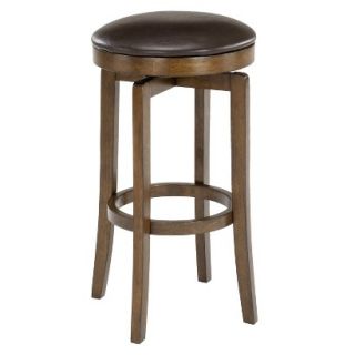 Counter Stool Hillsdale Furniture Brendan Backless Counter Stool   Brown Red 