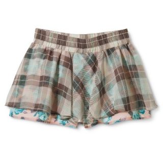 Xhilaration Juniors Mini Skirt with Short   S(3 5)