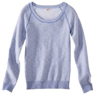 Mossimo Supply Co. Juniors Scoop Neck Sweater   True Navy XS(1)