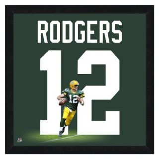 NFL Green Bay Packers Aaron Rodgers Framed Uniframe