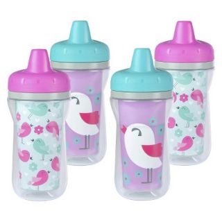 4pk Insulated Sippy Cup   Birds