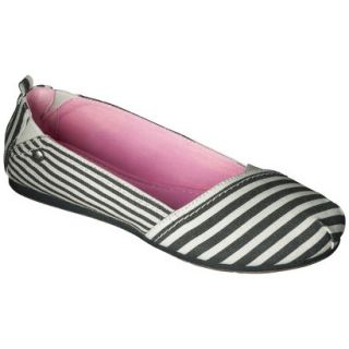 Womens Mad Love Lynnae Striped Loafer   Black 11