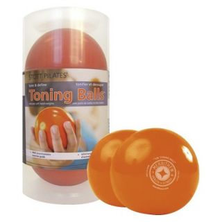 Stott Pilates Toning Ball Two Pack   Orange (1lb)