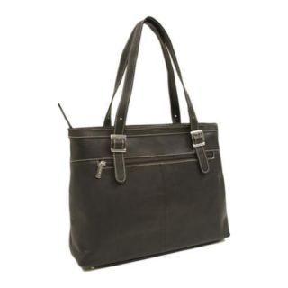 Womens Piel Leather Ladies Laptop Tote 2761 Chocolate Leather