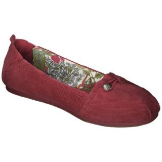 Womens Mad Love Lynn Corduroy Loafer   Red 9