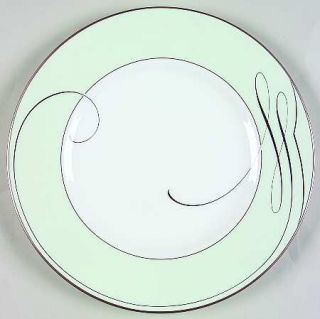 Waterford China Ballet Ribbon (Platinum) Accent Luncheon Plate, Fine China Dinne
