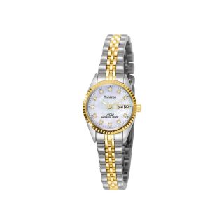 Armitron Womens Silvertone Mother of Pearl Watch