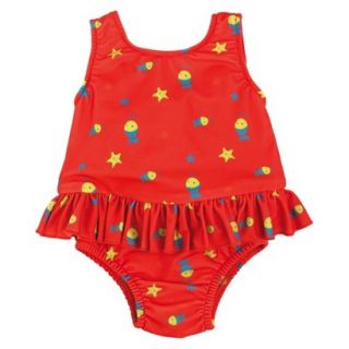 Bambino Mio Swim Suit Nappy   Red Fish (Medium)