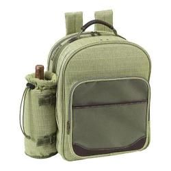 Picnic At Ascot Hamptons Picnic Backpack For Four Olive Tweed