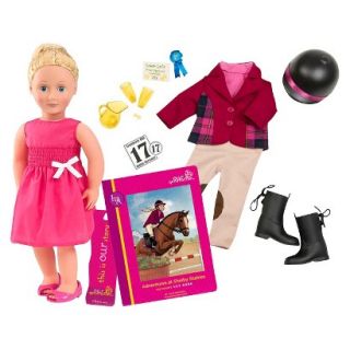 Our Generation 18 Poseable Doll With Book   Lily Anna And Shelby