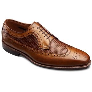 Allen Edmonds Mens Boca Raton Walnut Walnut Shoes, Size 8 3E   6923