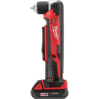 Milwaukee M18 Cordless Right Angle Drill Kit   M18 Compact Battery, Charger and