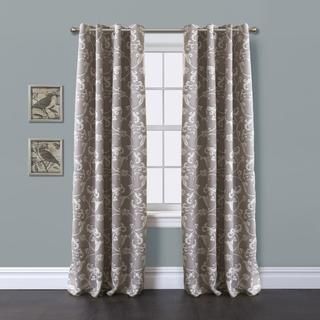Lush Decor Taupe 84 inch Royal Glimmer Curtain Panel