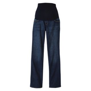 Liz Lange for Target Maternity Over the Belly Bootcut Denim Jeans   Blue Wash 2S