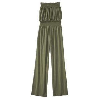 Mossimo Supply Co. Juniors Strapless Knit Jumpsuit   Picnic Green S(3 5)