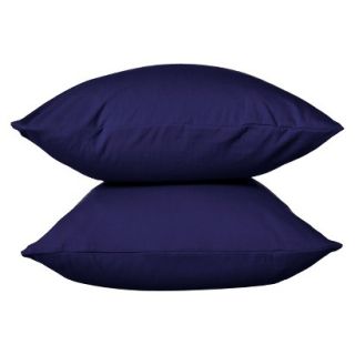 Room Essentials Jersey Pillowcase   Solid Navy (Standard)