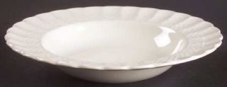 Spode Chelsea Wicker Rim Soup Bowl, Fine China Dinnerware   Embossed Basketweave
