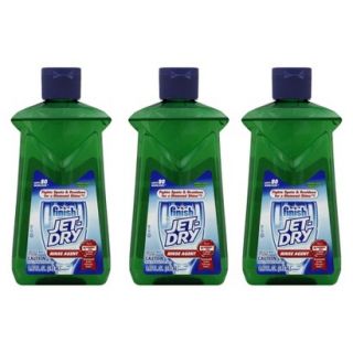 Finish Jet Dry Rinse Agent   Liquid Green Apple Vinegar, 8.45 Ounces , 3 Pack