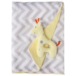 Just One You Made by Carters 2 Ply Blanket with Giraffe Rattle