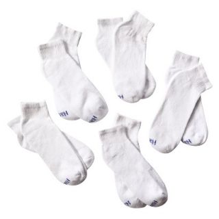 Hanes Boys Basic Ankle Socks   White S