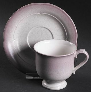 Mikasa Lavender Footed Cup & Saucer Set, Fine China Dinnerware   Stonekraft