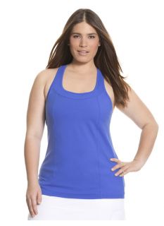 Lane Bryant Plus Size TruDry active bra tank     Womens Size 22, Blueberry