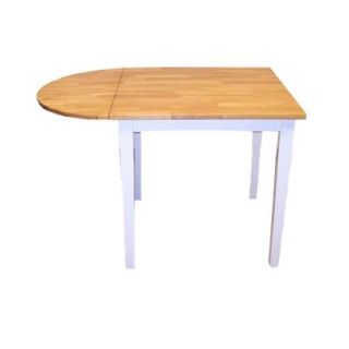 Target Dining Table TMS Tiffany Drop Leaf Table   Natural/White