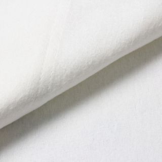 Home City Inc. Solid Flannel Cotton Sheet Set Or Pillowcase Separates White Size California King