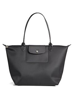 Longchamp Planetes Shoulder Tote Bag   Black