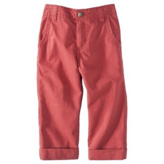 Cherokee Infant Toddler Boys Chino Pant   Cardinal Red 4T