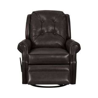 Sand Key Faux Leather Recliner, Timberland Java