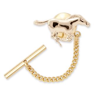 Mustang Gold Plated Tie Tack, Silver