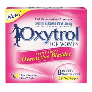 Oxytrol For Women   Relief From Overactive Bladder   4 Patches (16 Day Supply)