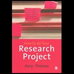 How to do Your Research Project A Guide for Students in Education and Applied Social Sciences