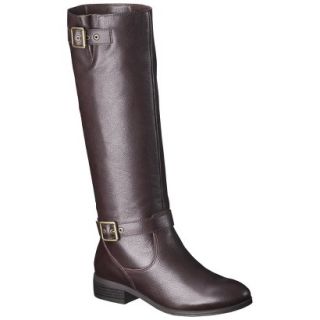Womens Mossimo Supply Co. Rylee Genuine Leather Tall Boot   Brown 11