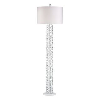 Dimond Elgin Gloss 1 light White Floor Lamp