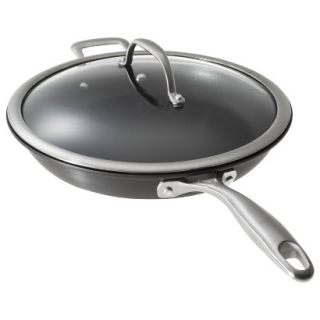 CHEFS Hard Anodized Fry Pan with Lid, 12