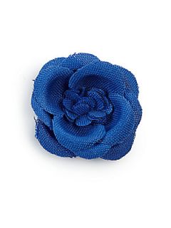hook + ALBERT Lapel Flower Pin   Sapphire Blue