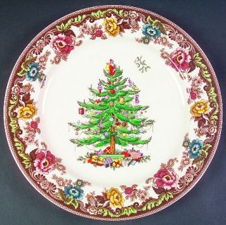 Spode Christmas Tree Grove 12 Chop Plate/Round Platter, Fine China Dinnerware  