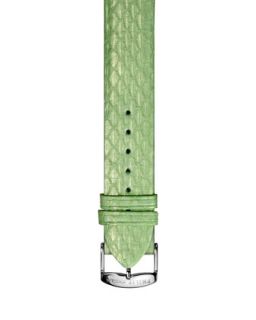 20mm Snakeskin Watch Strap, Green